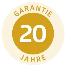 Button - 20 Jahre Garantie