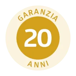 Bouton - 20 ans de garantie