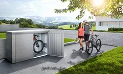 Bikes, scooters & more safely stowed away
